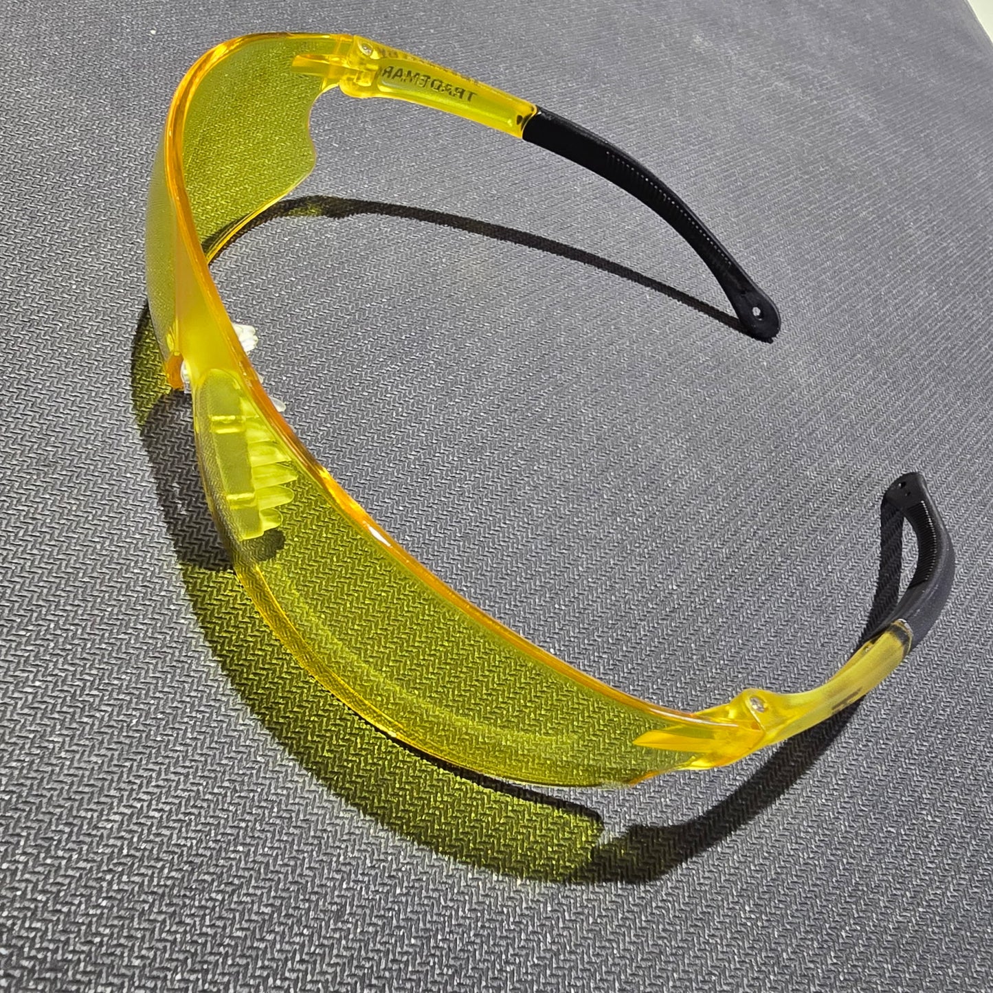 Trademark Industrial Anti Fog/ Scratch Amber Safety Glasses