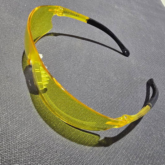 Trademark Industrial Anti Fog/ Scratch Amber Safety Glasses