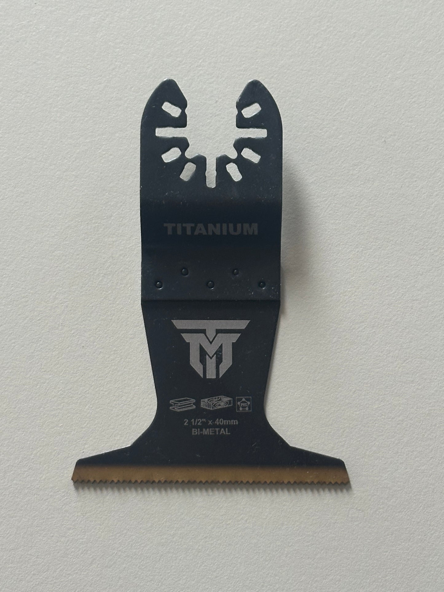 Trademark Industrial Universal Fit 2-1/2" Titanium Oscillating Blade