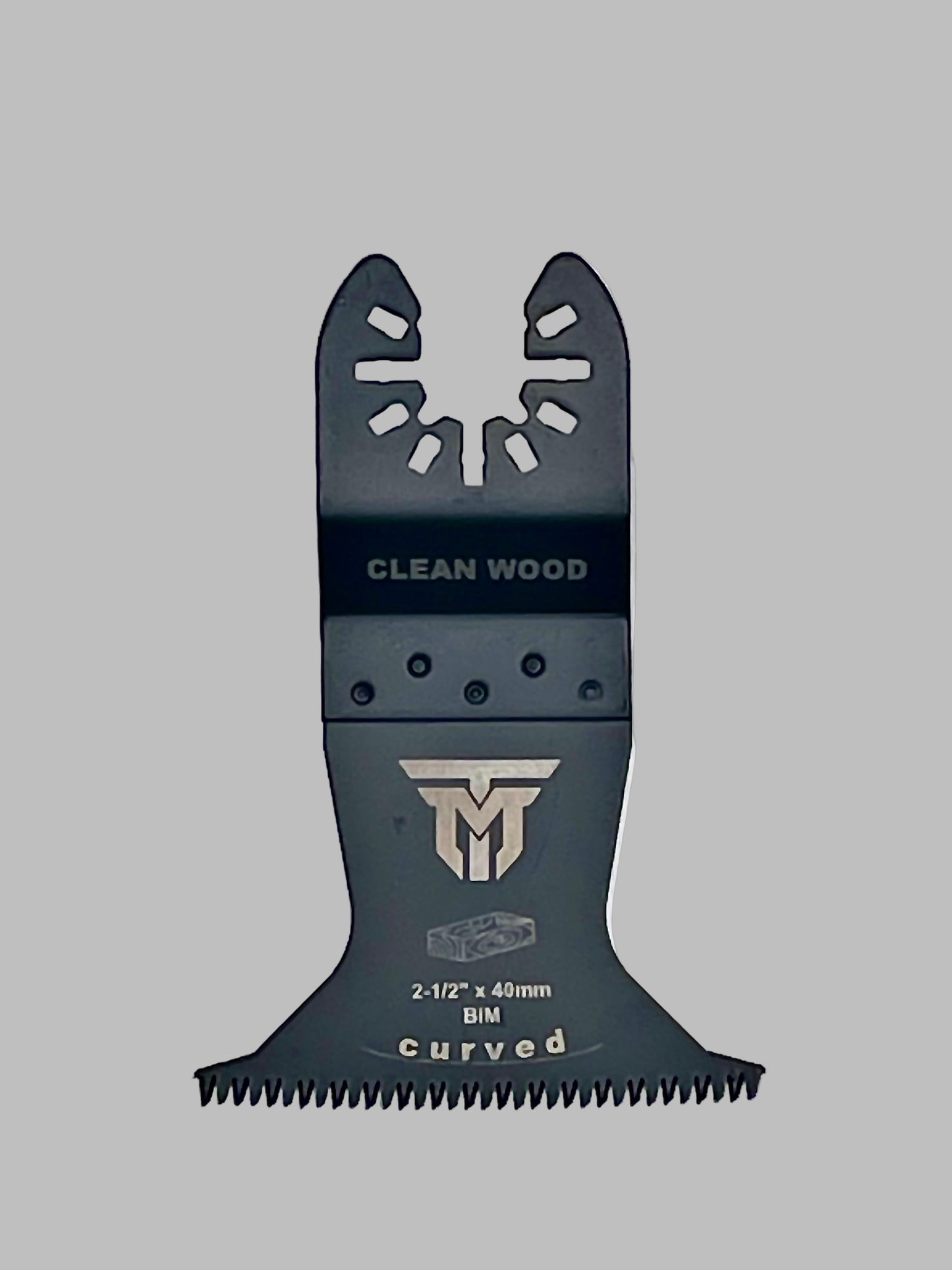 Trademark Industrial Universal Fit Curve Tech 2-1/2" Hardwood High Carbon Steel Oscillating Blade