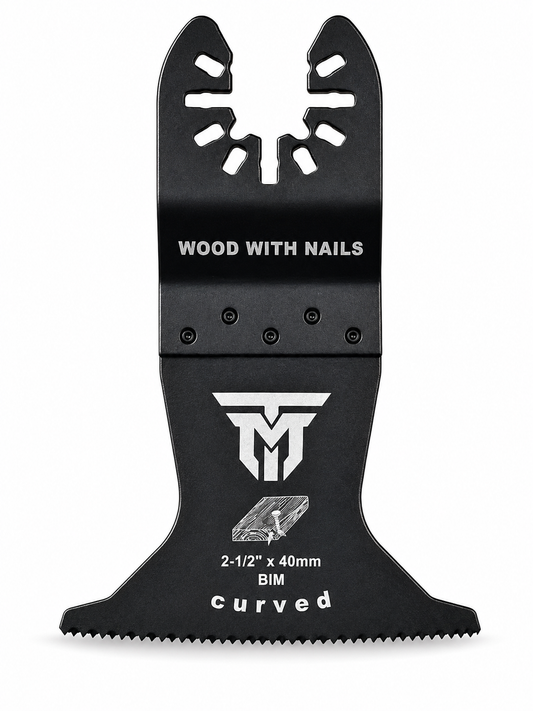 Trademark Industrial Universal Fit 2-1/2" Wood with Nails Bi-Metal Oscillating Blade