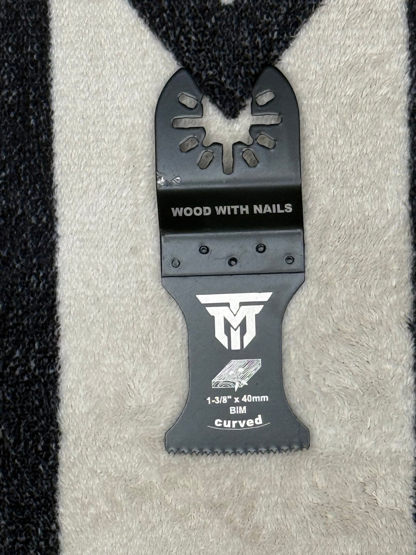 Trademark Industrial Universal Fit Bi-metal Curve Tech 1-3/8" Wood with Nails