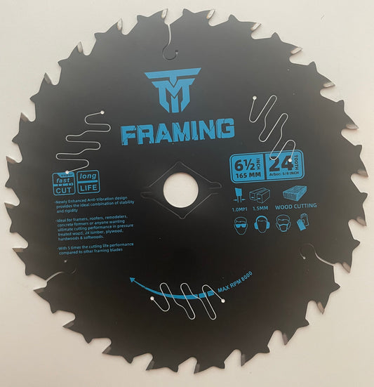 Trademark Industrial 6-1/2" 24 Tooth Circular Saw Blade