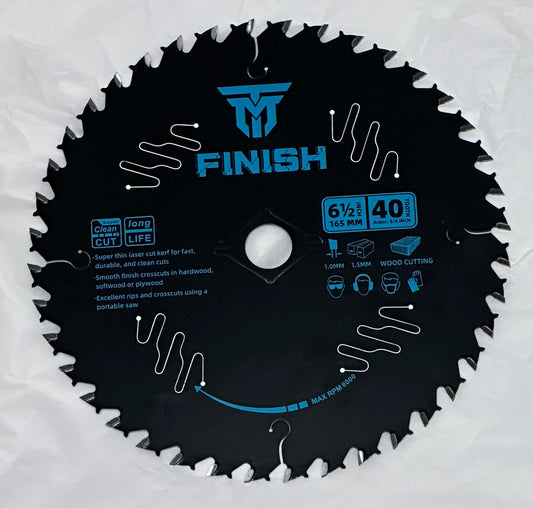 Trademark Industrial 6-1/2" 40 Tooth Circular Saw Blade