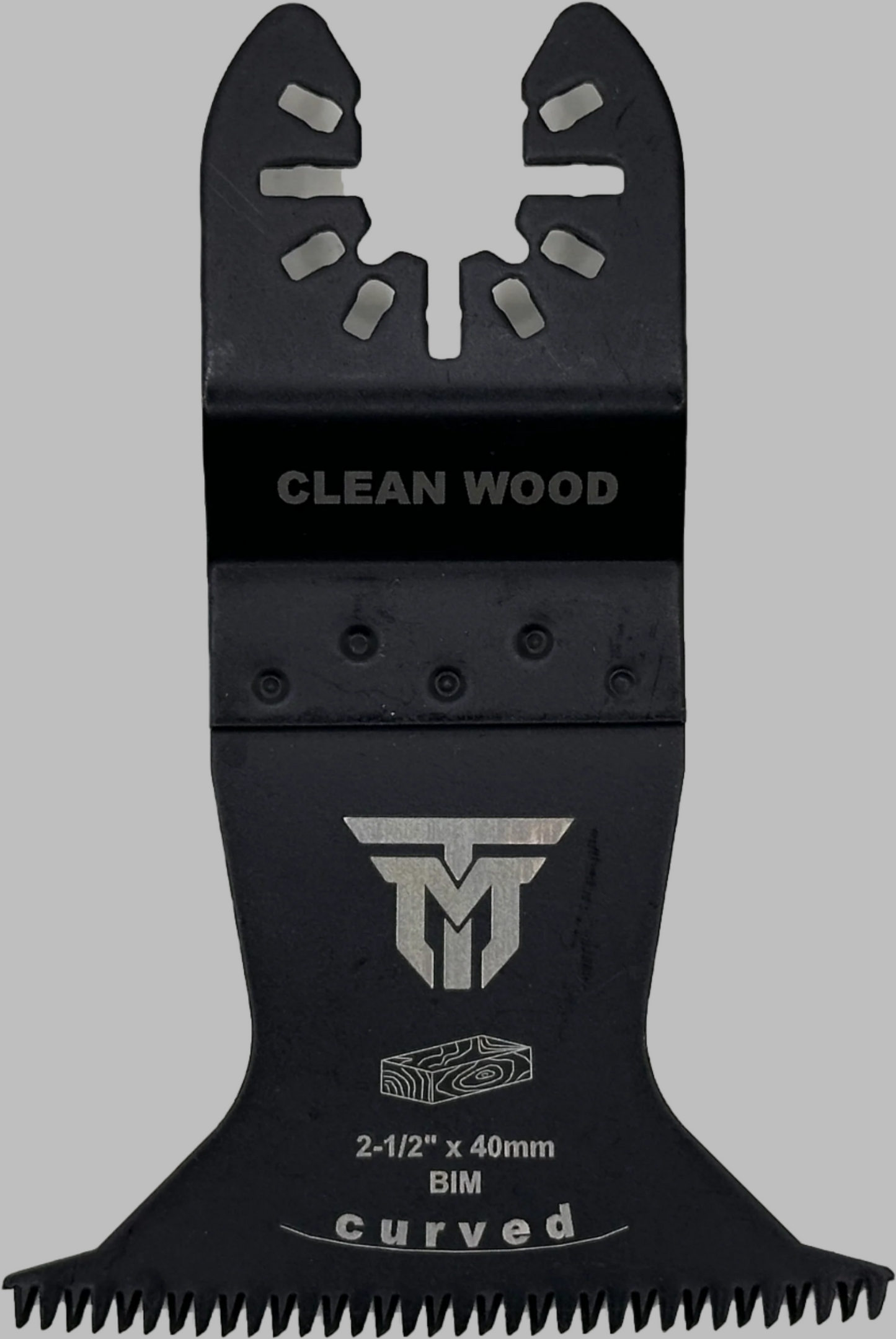 Trademark Industrial Universal Fit Curve Tech 2-1/2" Hardwood High Carbon Steel Oscillating Blade