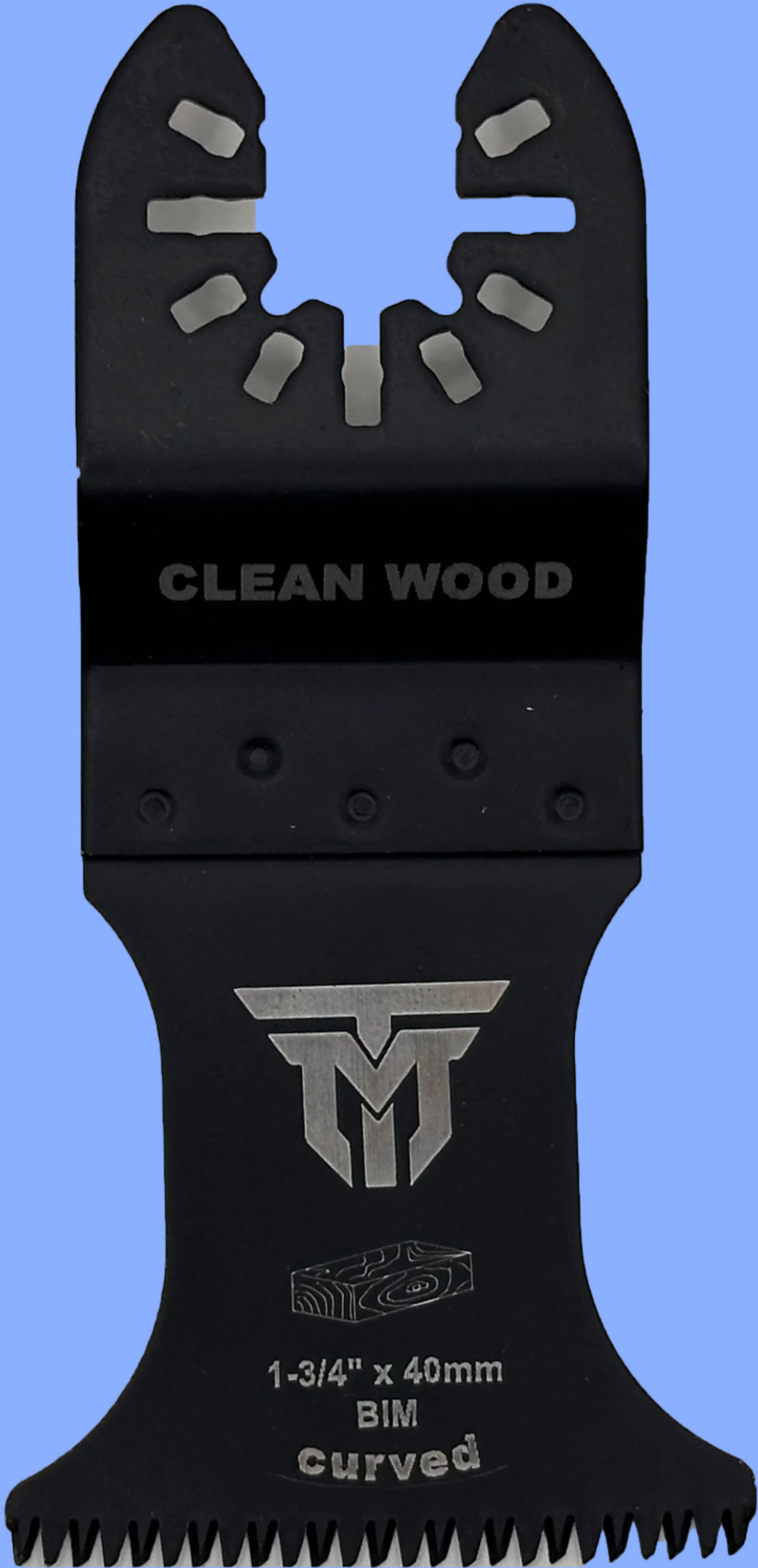 Trademark Industrial Universal Fit Curve Tech 1-3/4" Hardwood Oscillating Blade